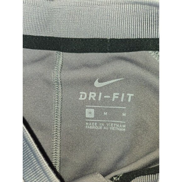 Nike Dri-Fit Mens Polo Shirt Gray & Black Medium - Picture 5 of 7